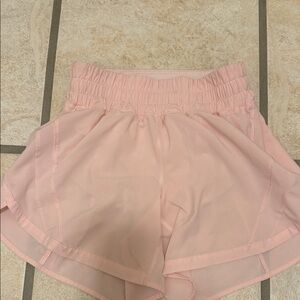 Lulu lemon Pink Women's track that Shorts